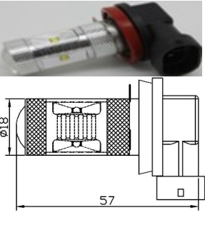 SBX:LED:H11W30W